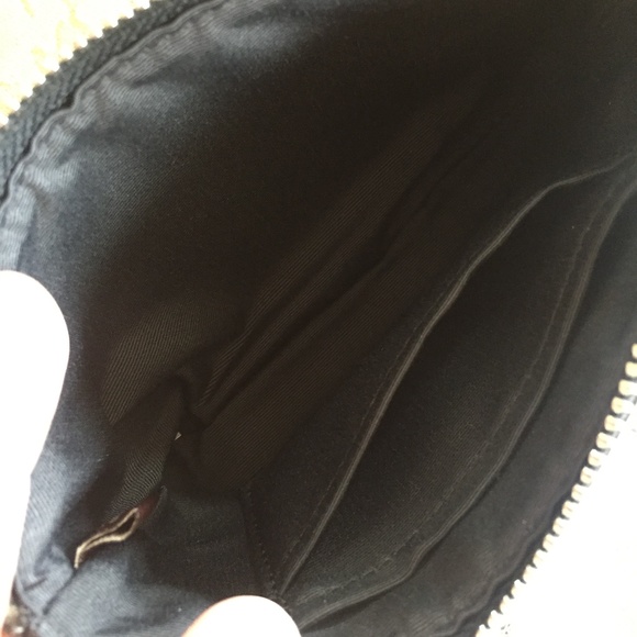Coach Wristlet Blue Black
